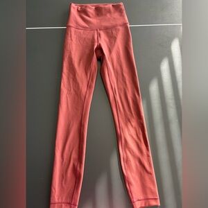 Lululemon Athletica Red Leggings Sleek Performance Design